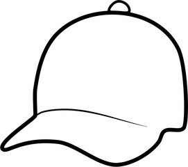 Hat Illustration coloring page