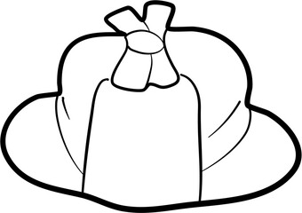 Hat Illustration coloring page