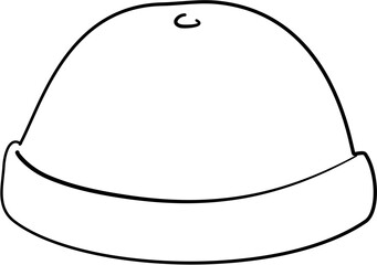 Hat Illustration coloring page