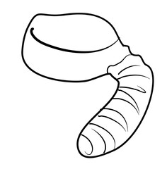 Hat Illustration coloring page