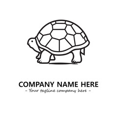 Turtle logo design vector illustration