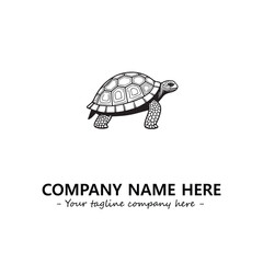 Turtle logo design vector illustration