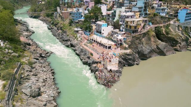 Devprayag is a town and a nagar panchayat, near New Tehri city in Tehri Garhwal District in the state of Uttarakhand, India,