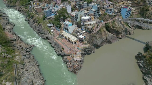 Devprayag is a town and a nagar panchayat, near New Tehri city in Tehri Garhwal District in the state of Uttarakhand, India,