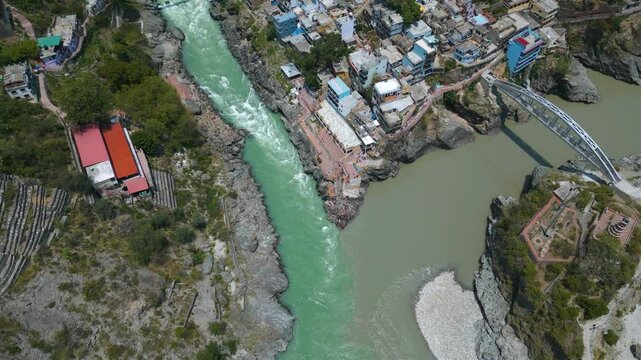 Devprayag is a town and a nagar panchayat, near New Tehri city in Tehri Garhwal District in the state of Uttarakhand, India,