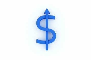Obraz premium dollar symbol on blue background