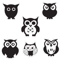 owl logo vector