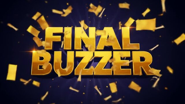Gold final buzzer graphic