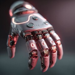 3D icon of a virtual reality smart glove, designed for precision and immersion in digital worlds.