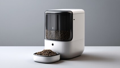 3D smart pet feeder designed for hassle-free, scheduled pet feeding