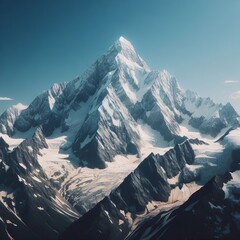 Snow Capped through melting patches