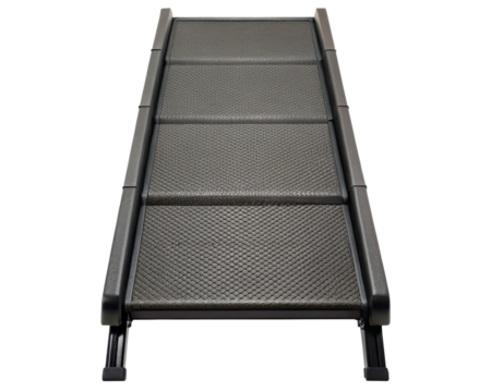 Sturdy ramp designed for easy accessibility and movement on a transparent background