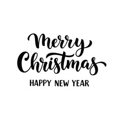 Merry Christmas and Happy New Year Greeting Card