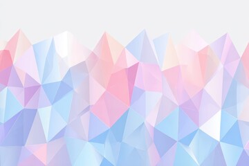 Obraz premium Abstract polygonal background with pastel colors.