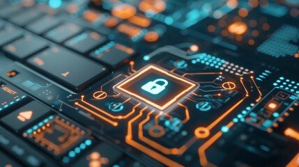 Obraz premium Securing Success: Best Practices for Cybersecurity in Business Management