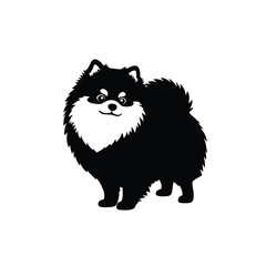 Cute Pomeranian Silhouette