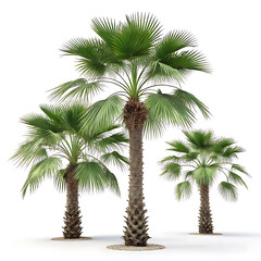 Fototapeta premium palm tree isolated on white