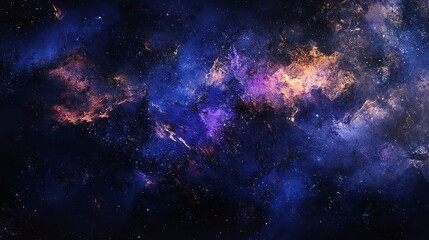 Abstract Ocean-Inspired Blue Textured Art