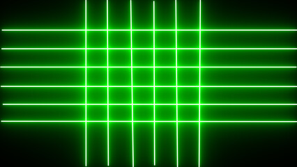 Abstract glowing neon lights blinking lines
