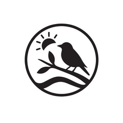 Bird Branch Rising Sun Logo