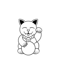 Neko vector illustration 