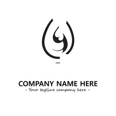 Water drop logo company design vector illustration
