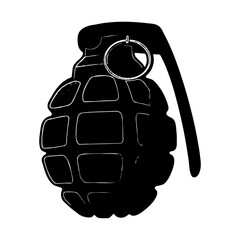 hand grenade vector illustration