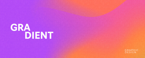 Minimalist cover design template with bright dynamic fluid gradient. Creative banner, poster concept in modern minimal style for corporate identity, branding, social media advertising, promo