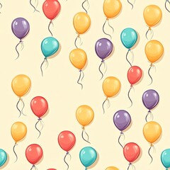 Colorful balloons on a light background.