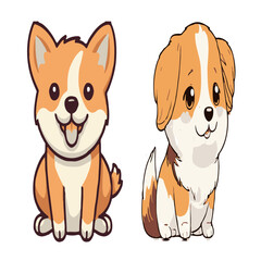Dog vector 7