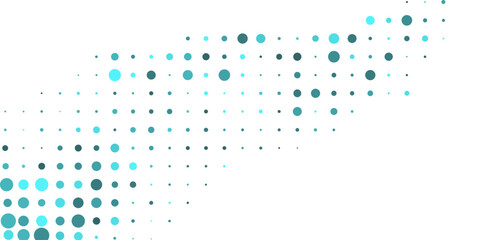 Light blue green vector layout with circle shapes. Blurred decorative design in abstract style with bubbles. Template for your brand book.