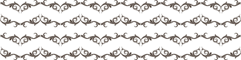 Elegant floral seamless pattern with intricate symmetrical designs. Perfect for wallpaper, fabric, textile, wrapping, background, or decorative use in digital and print projects.