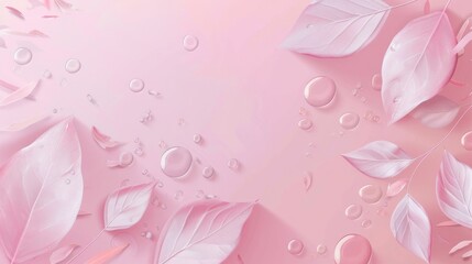Pastel Background for Skincare and Beauty Product Promotions – Soft and Elegant Backdrop for Cosmetic Advertising