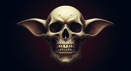 Obraz premium Skull with Big Ears
