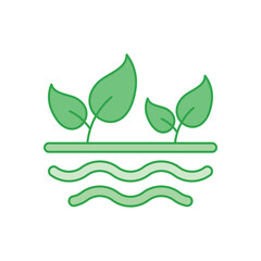 Hydroponics System Vector icon