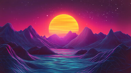 Lo-Fi music picture The background that goes well with the lo-fi music genre Generative AI	