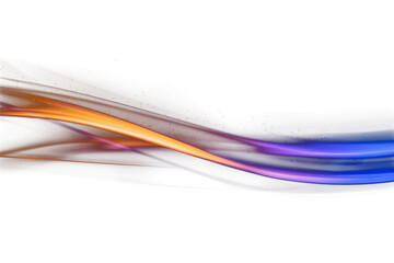 Colorful wave light trails