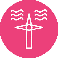 Wind Turbine Icon
