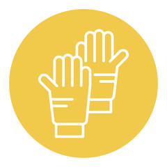 Obraz premium Mining Gloves Icon