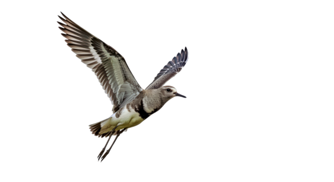 Grey Plover in Flight: Wings Spread, Black Armpits, White Underwings