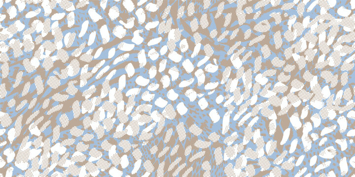 trendy vector hand drawn, creative watercolor exotic animal skin zebra snake leopard brush strokes tiger safari africa seamless pattern vector design for fashion,fabric and all prints