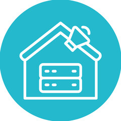 Marketing Data Warehouse Icon