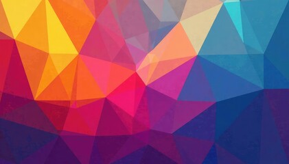 Fototapeta premium Abstract geometric shapes, vibrant color blocks , bright, vibrant, artwork