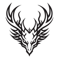 Dragon mask vector design