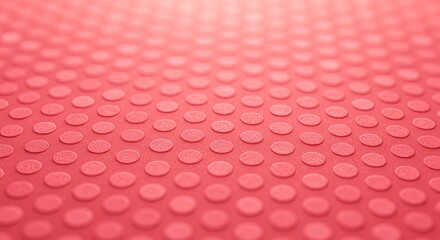 Red Textured Surface with Raised Dots Close-up