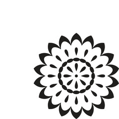 abstract flower pattern