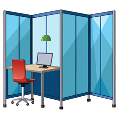 Fototapeta premium Office partition