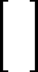 Text brackets icon. Black quotation marks. Curly braces, double symmetric and angle. Vintage typographic symbol calligraphic quote frame. Doodle, element lettering. Vector for punctuation math.