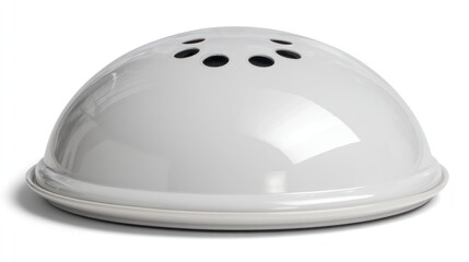 Light gray round dome shaped food cover