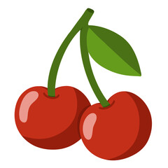 flat fruit illustration 